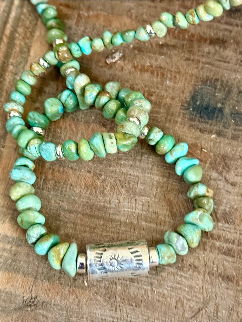 Campitos Turquoise & Sterling Silver Necklace
